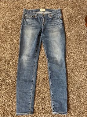 Big Star Women's Alex Skinny Jeans in Medium Blue Fade